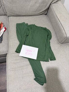 Kyte BABY Kids Long Sleeve Pajama Set - Hunter